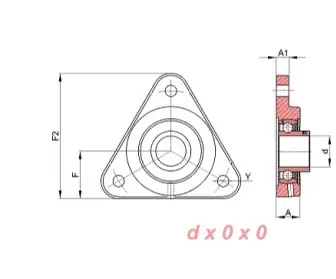 Zwrot pieniędzy Zespół z oprawą żeliwną USFTE.210 SNR